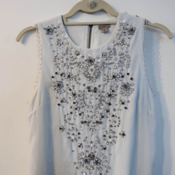 Ecoté Jasmina Velvet Embellished Mini Shift Dress - Picture 5 of 8